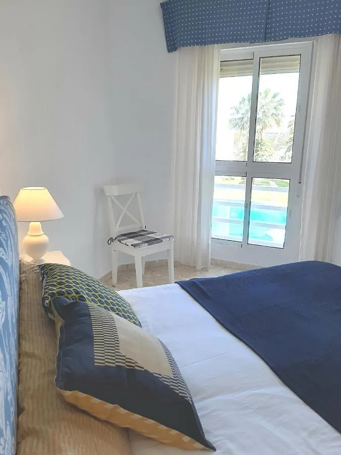 Front Beach And Swimmingpool In Benalmadena Costa Spagna